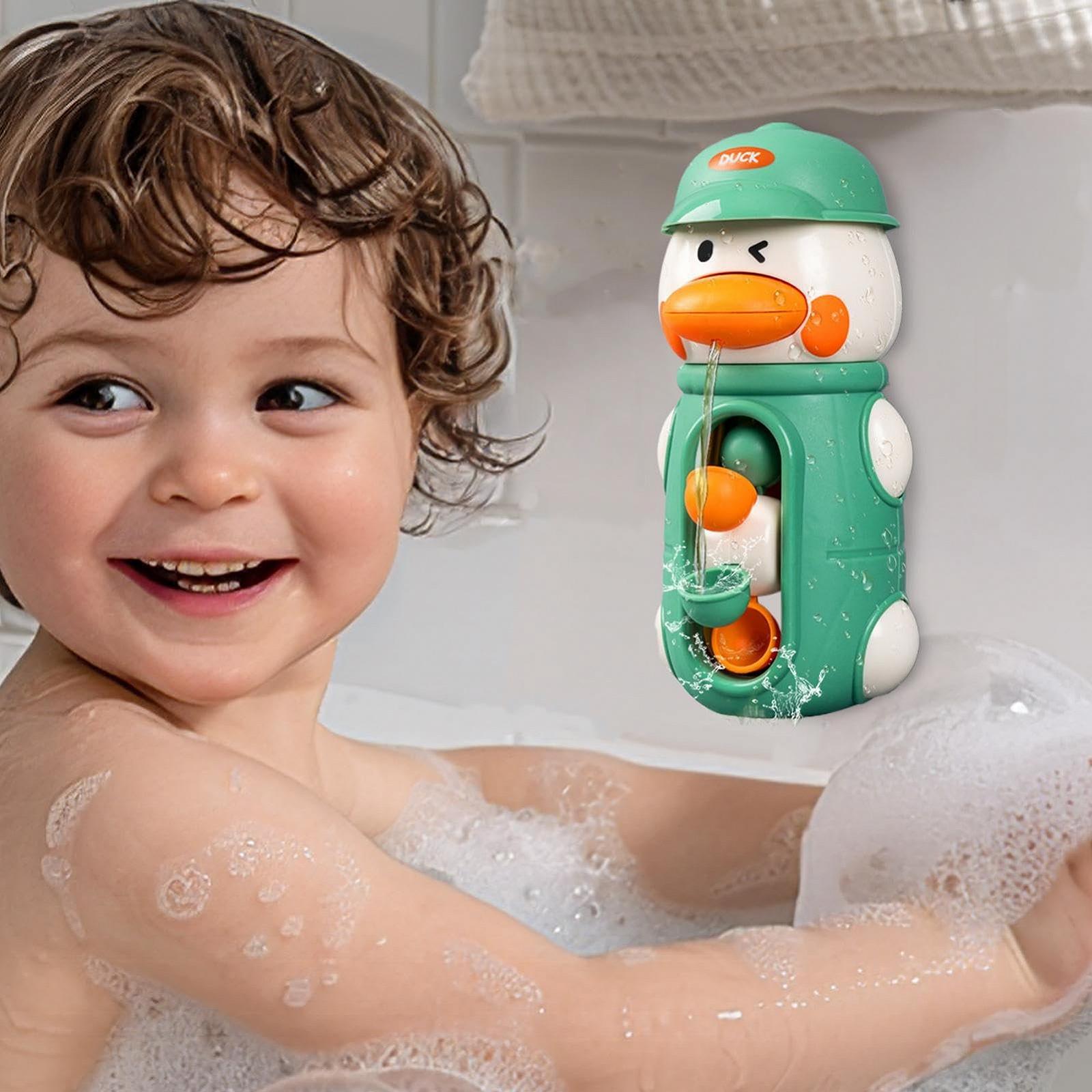 Игрушка для ванны Утка с вращающимся водяным колесом, фото №2