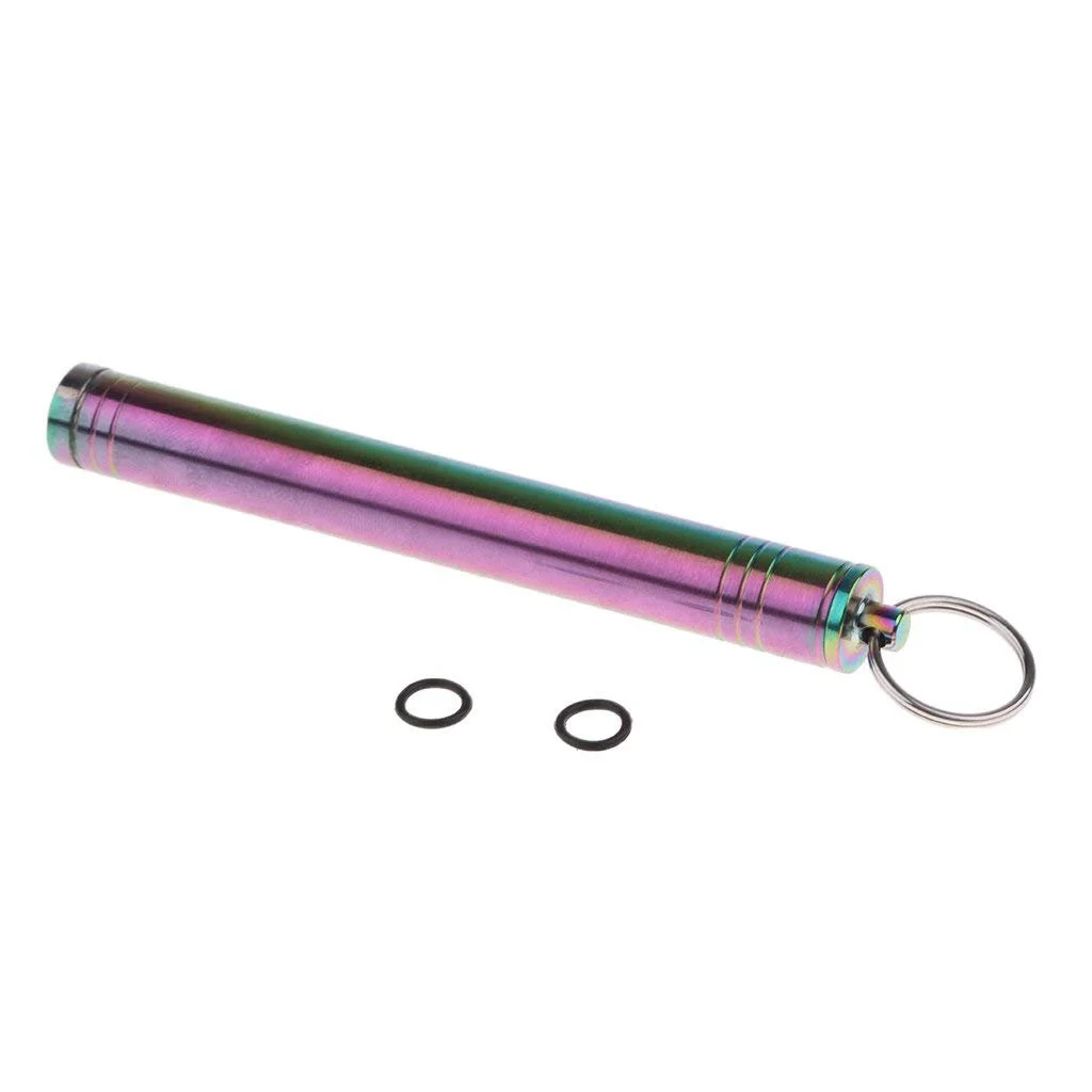 Тримач для зубочисток Титановий сплав Водонепроникний для кемпінгу Різнокольоровий, фото №5