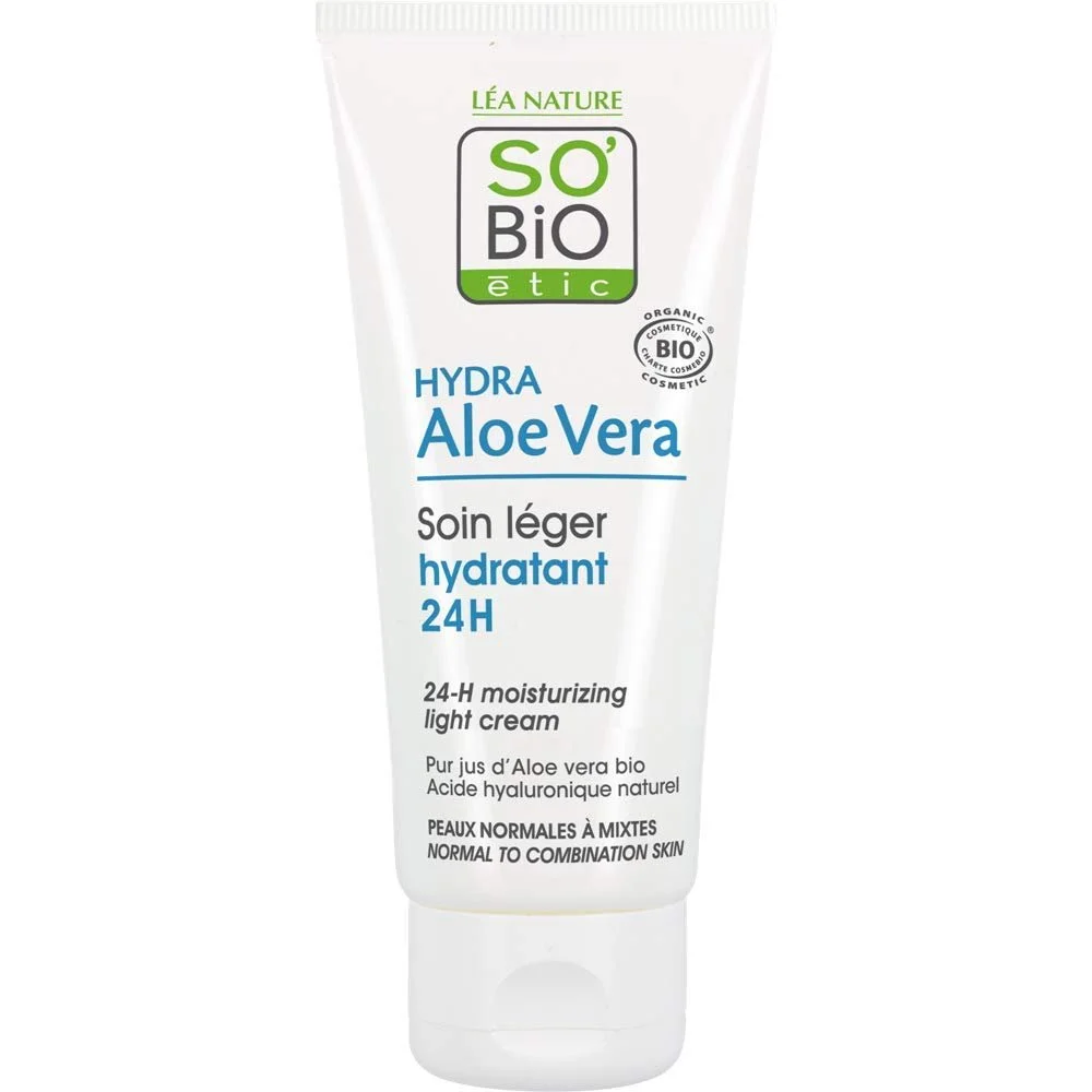 Денний крем So'Bio Étic Hydra Aloe Vera легкий зволожувальний, фото №2