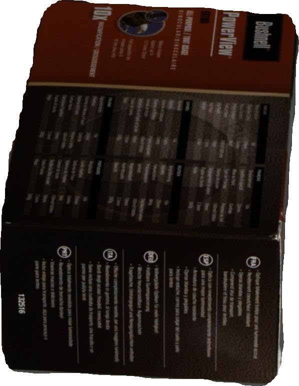 Біноклі Bushnell Powerview 10x25 Porro Prism Компактні Чорний, фото №5 Біноклі Bushnell Powerview 10x25 Porro Prism Компактні Чорний, фото №5