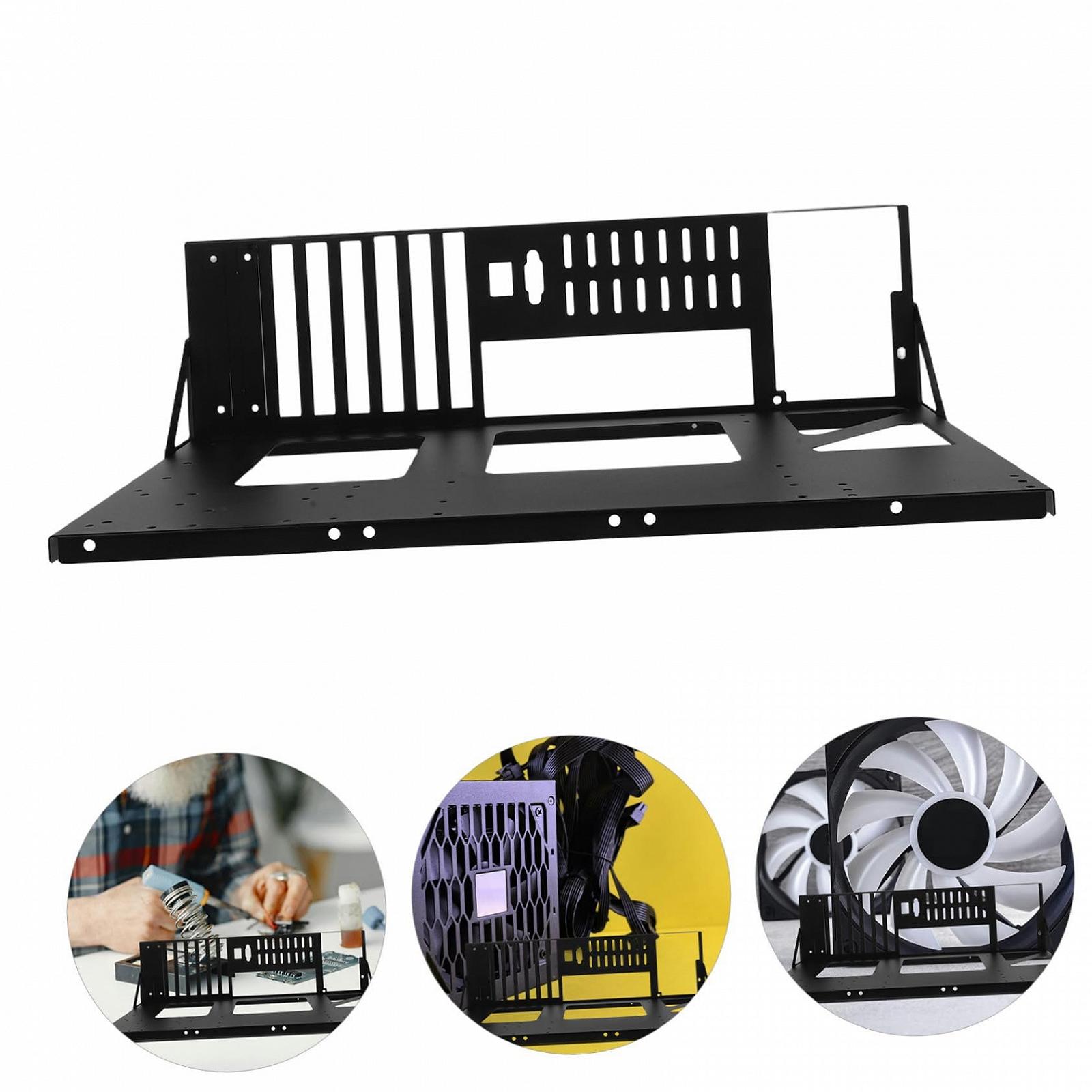 Тримач материнської плати Toddmomy ATX Сталева монтажна рама з отвором для кулера ПК, фото №9