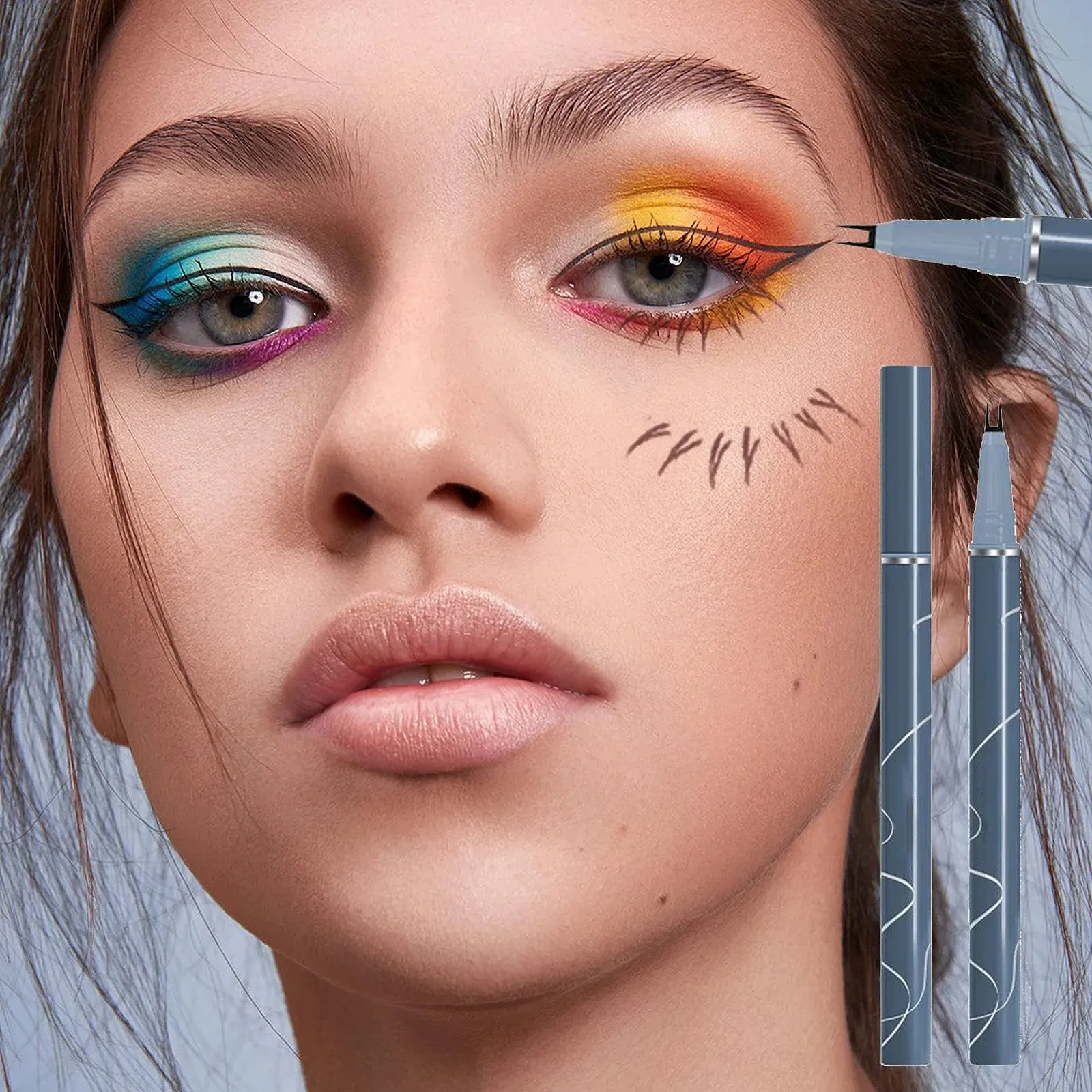 Олівець Подвійний Накінечник Стійка Водостійкий Швидковисихаючий Для Нижніх Вій, фото №2 Олівець Подвійний Накінечник Стійка Водостійкий Швидковисихаючий Для Нижніх Вій, фото №2