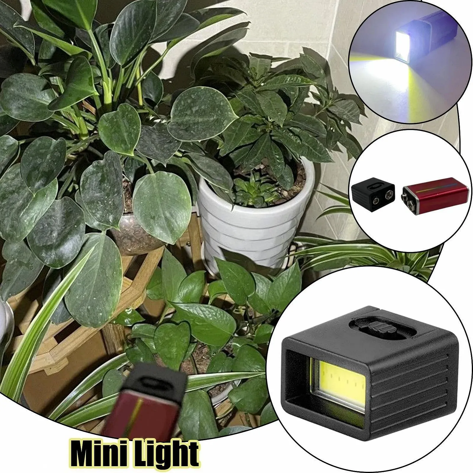 Маленький LED ліхтарик Generic, компактний, яскравий кишеньковий , швидка заміна батареї, портативна лампа для нічних активностей, фото №3