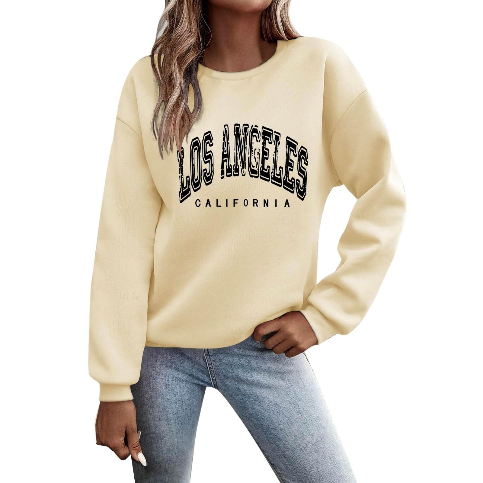 Жіночий світшот Los Angeles Letter Print Fashion, фото №1 Жіночий світшот Los Angeles Letter Print Fashion, фото №1