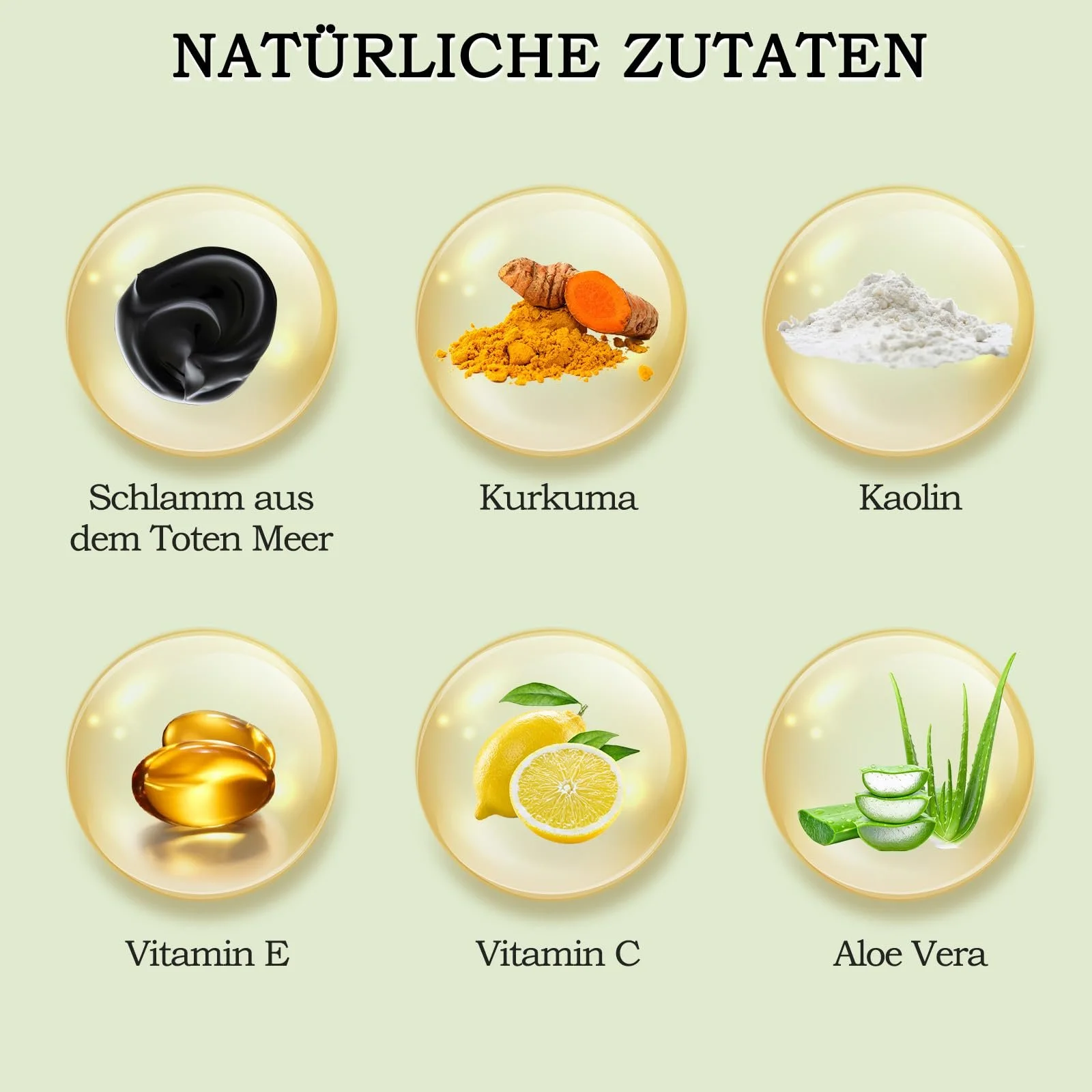 Маска Turmeric Mud Mask Dead Sea Mud Green Tea для глубокого очищения от черных точек и контроля жирности, набор 70г*3, фото №4