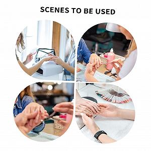 Стрази для нігтів minkissy 100шт, блискучі стрази зі сплаву для творчого дизайну нігтів для манікюру, synthetic.ua - Фото 1