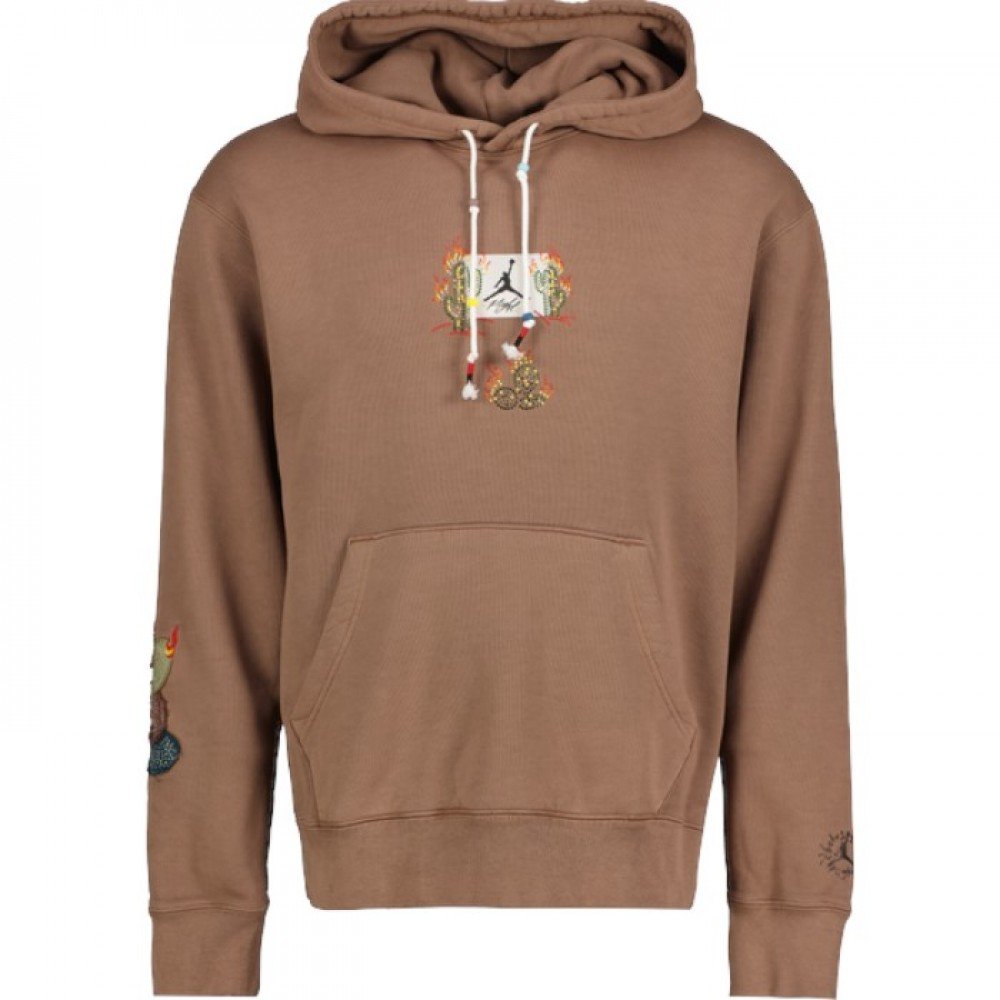 Худі Nike Air Jordan Travis Scott Hoodie Archaeo Brown M, фото №1
