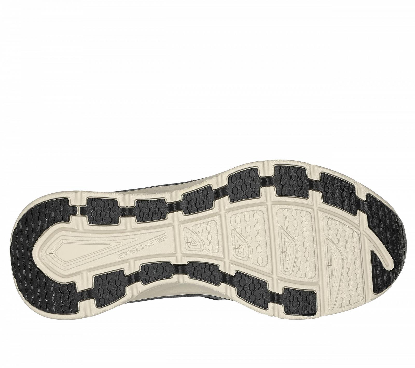 Кроссовки Skechers D'lux Walker мужские, бело-черные, фото №4