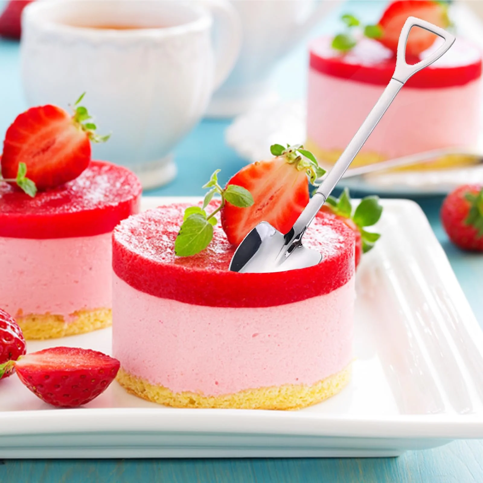 Ложка Шпатель з нержавіючої сталі 14 шт, 15 см, фото №7