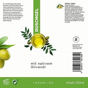 Гель для душу Virgin Olive Oil 250 мл synthetic.ua - Фото 1