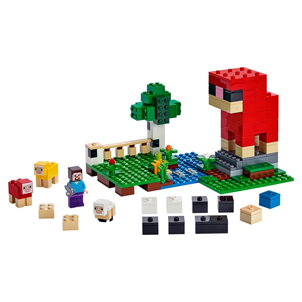 Конструктор LEGO MINECRAFT Шерстяная ферма 260 деталей (21153), фото №2