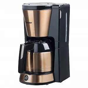 Капельная кофеварка Bestron ACM1000CO 8 чашек Термокувшин 1 L 900 W Медная synthetic.ua - Фото 1