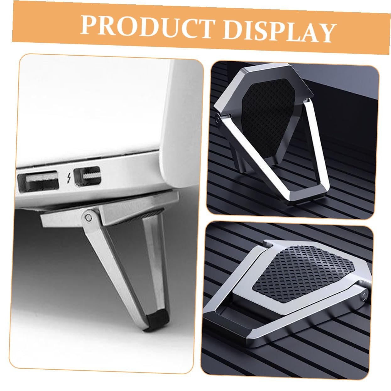 Підставка для ноутбука Faltbarer Zinklegierung4 шт. складана з цинкового сплаву Міцна, фото №8