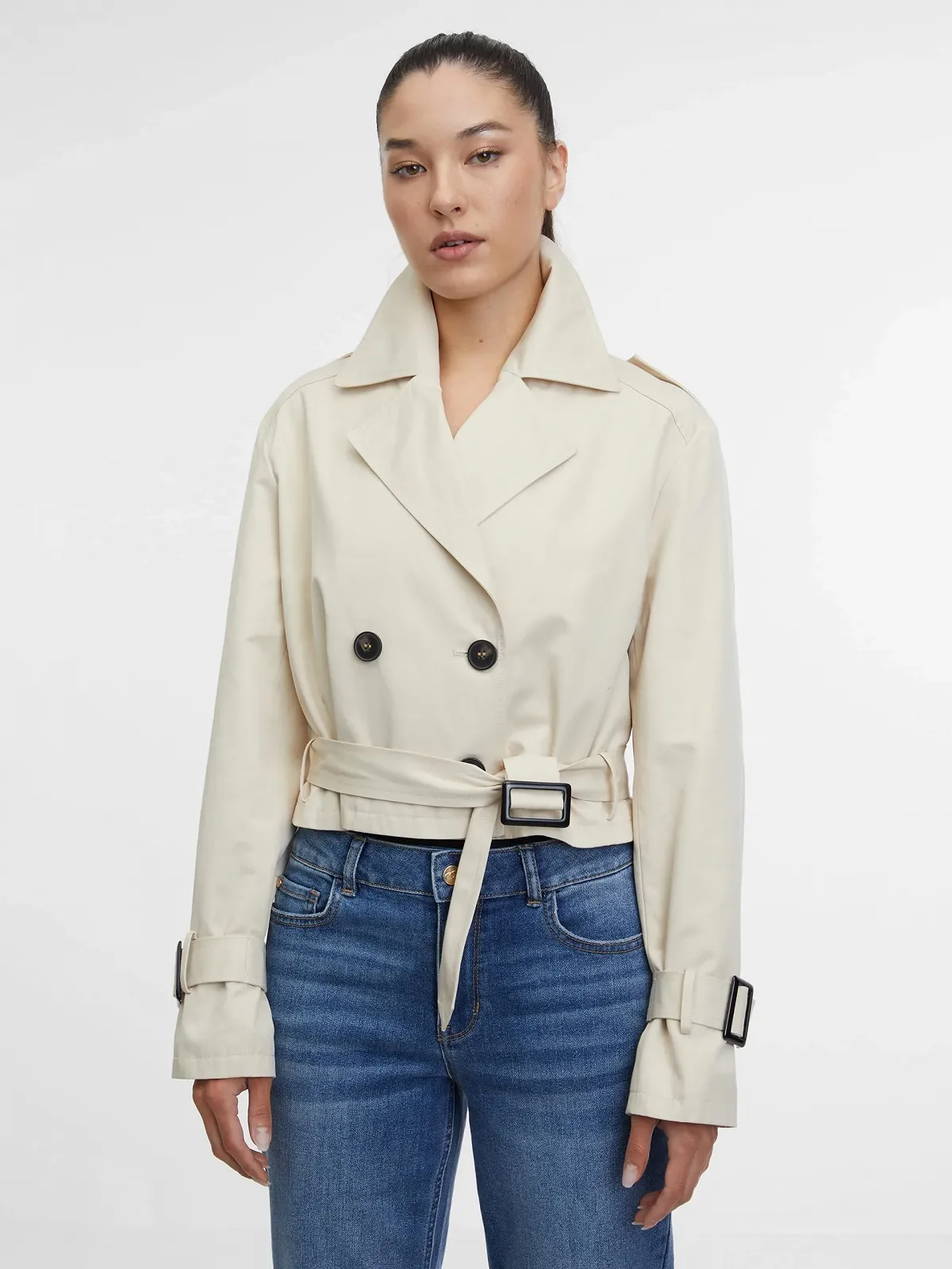 Женская Куртка ORSAY Легкая Бежевый, фото №2 Женская Куртка ORSAY Легкая Бежевый, фото №2