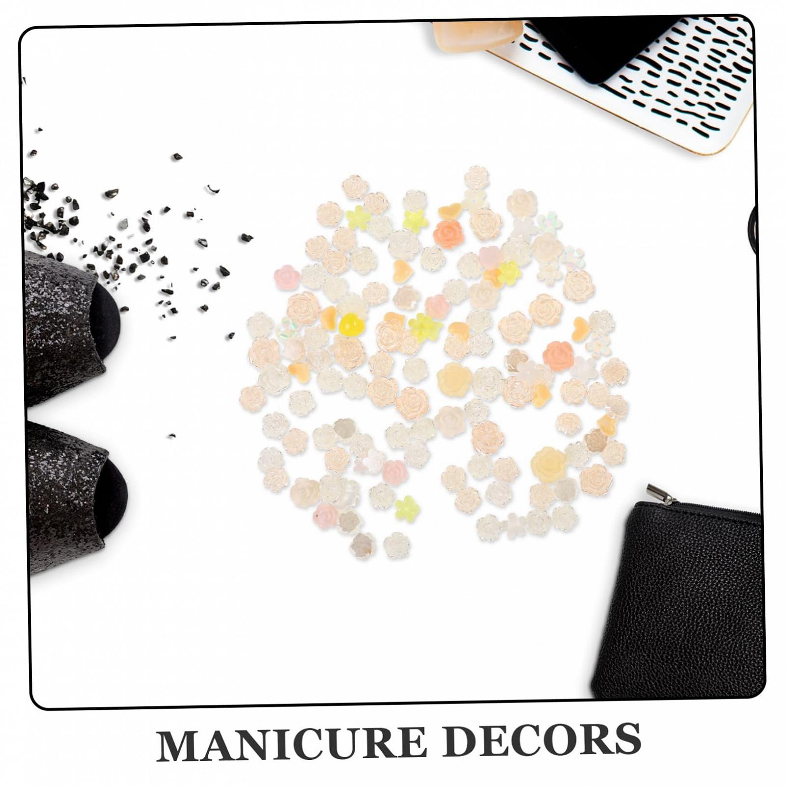 Украшения для ногтей 3taschen Смола Мини Сердечки для чехлов телефонов Аксессуары для маникюра Голубой и, фото №6