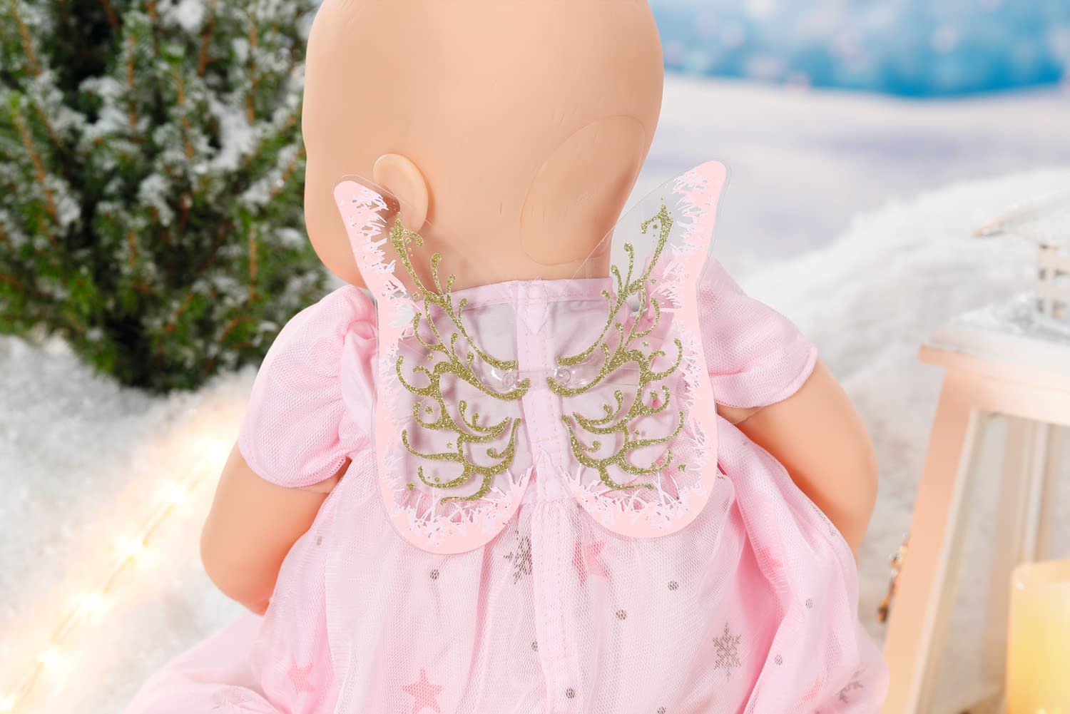 Сукня з крилами та бантами Zapf Creation Baby Annabell Різдвяне для ляльок 43 см, фото №3