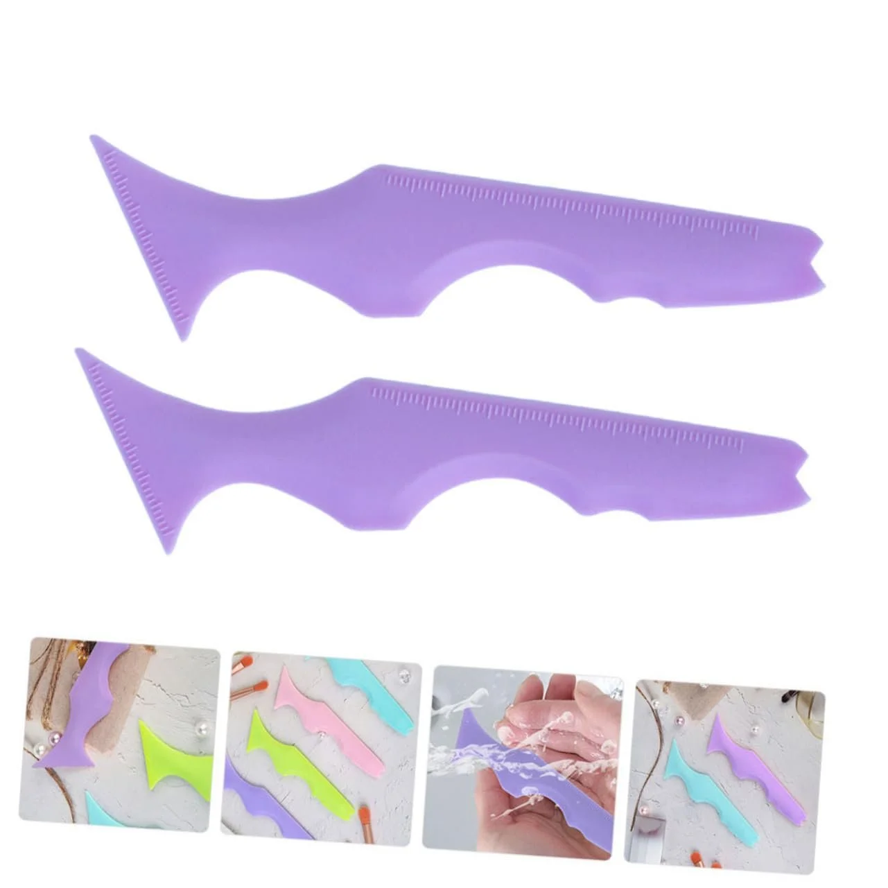 Трафарет Ipetboom для підводки очей, тіней, вій, брів, силіконовий, фото №6