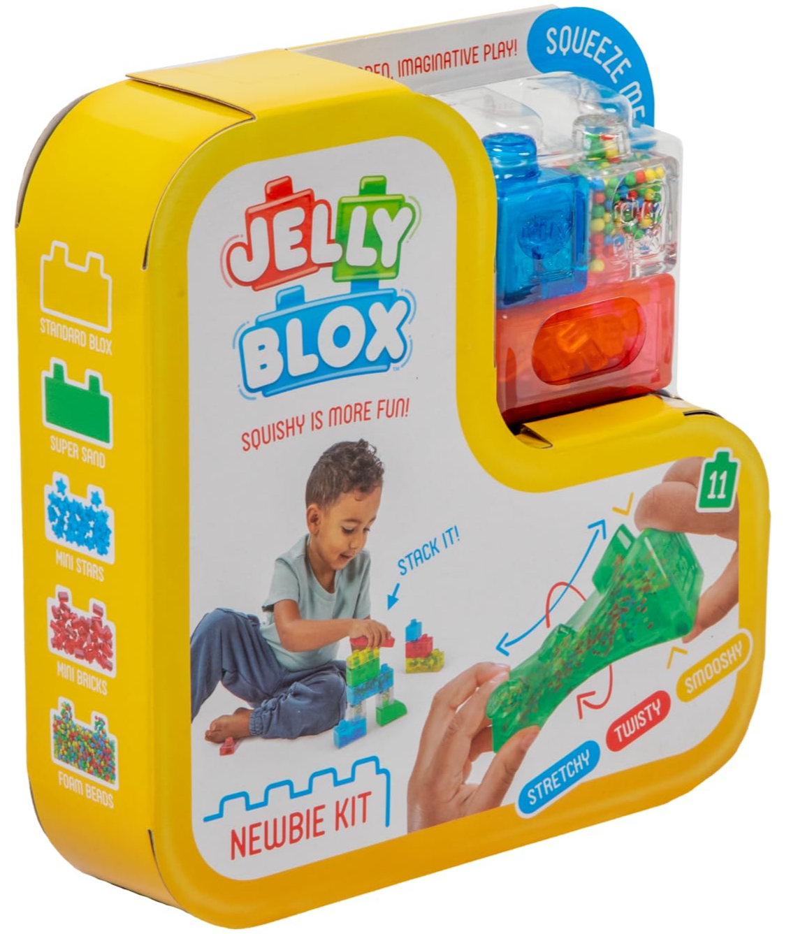 Сенсорный конструктор Jelly blox / Для детей  / 11 деталей, фото №2