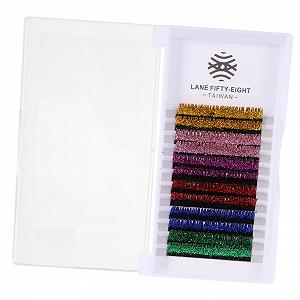 6 Пар Блестящие Накладные Ресницы Цветные Блестящие Ресницы Накладные Косплей Ресницы Длинные Объемные Ресницы Набор Волокон - Фото 1