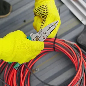 Инструмент для резки и зачистки проводов прочные клещи эргономичный устойчивый к ржавчине противоскользящий synthetic.ua - Фото 1