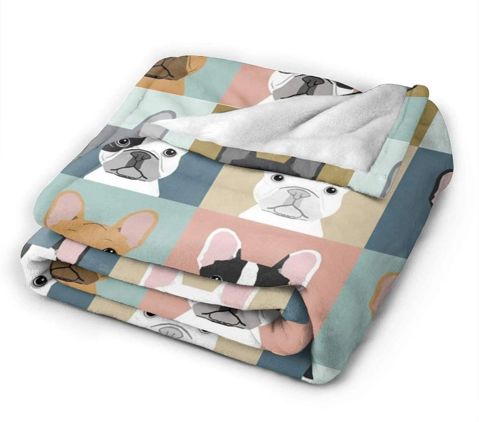 Одеяло Jiele Печатное 3D Французский Бульдог Собака Милое Ультра Мягкое Флисовое Одеяло Фланелевое Бархатное Плюшевое Одеяло 150 x 200 см, фото №5 Одеяло Jiele Печатное 3D Французский Бульдог Собака Милое Ультра Мягкое Флисовое Одеяло Фланелевое Бархатное Плюшевое Одеяло 150 x 200 см, фото №5