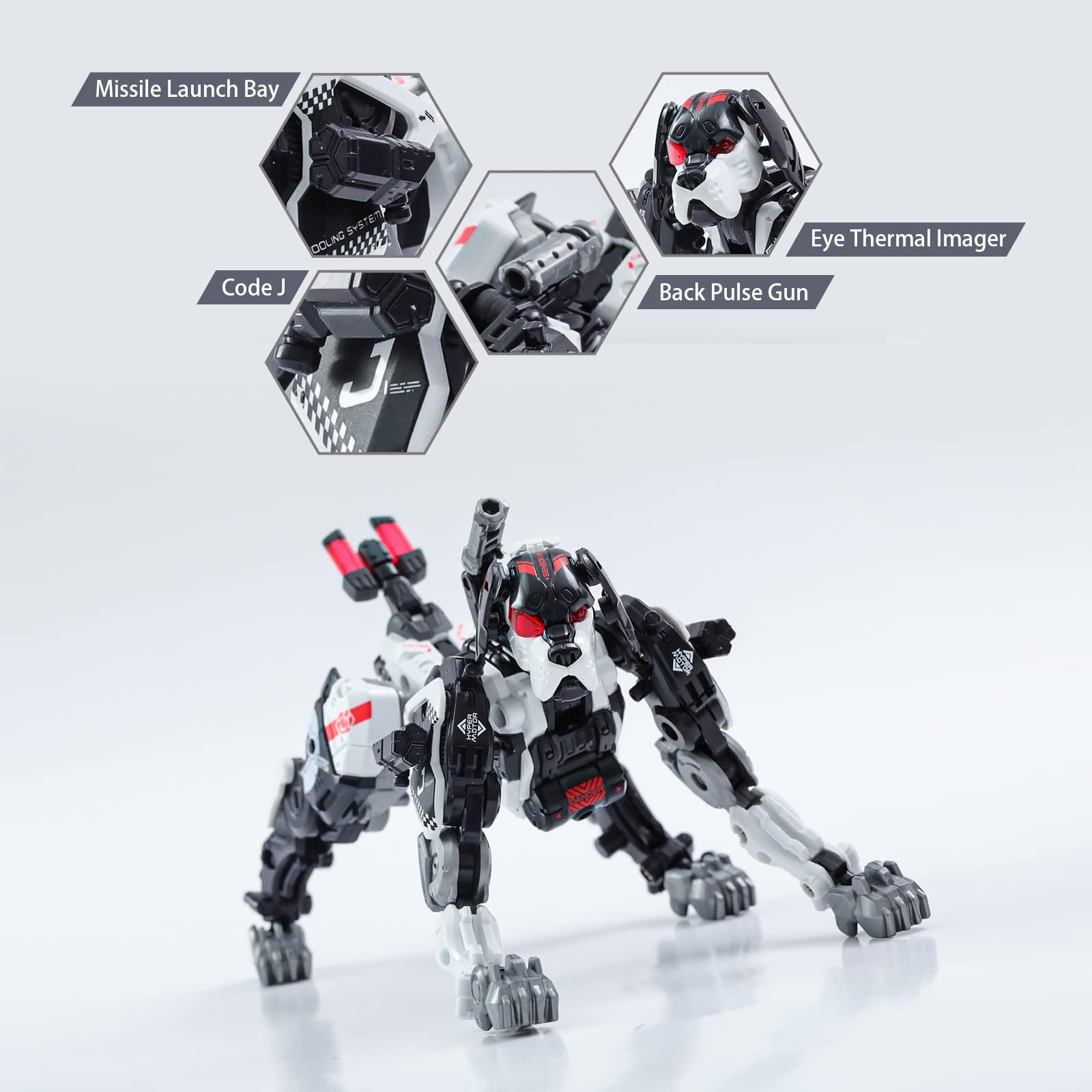 Трансформер 52TOYS Beastbox JAWLIET, Разноцветный, фото №3