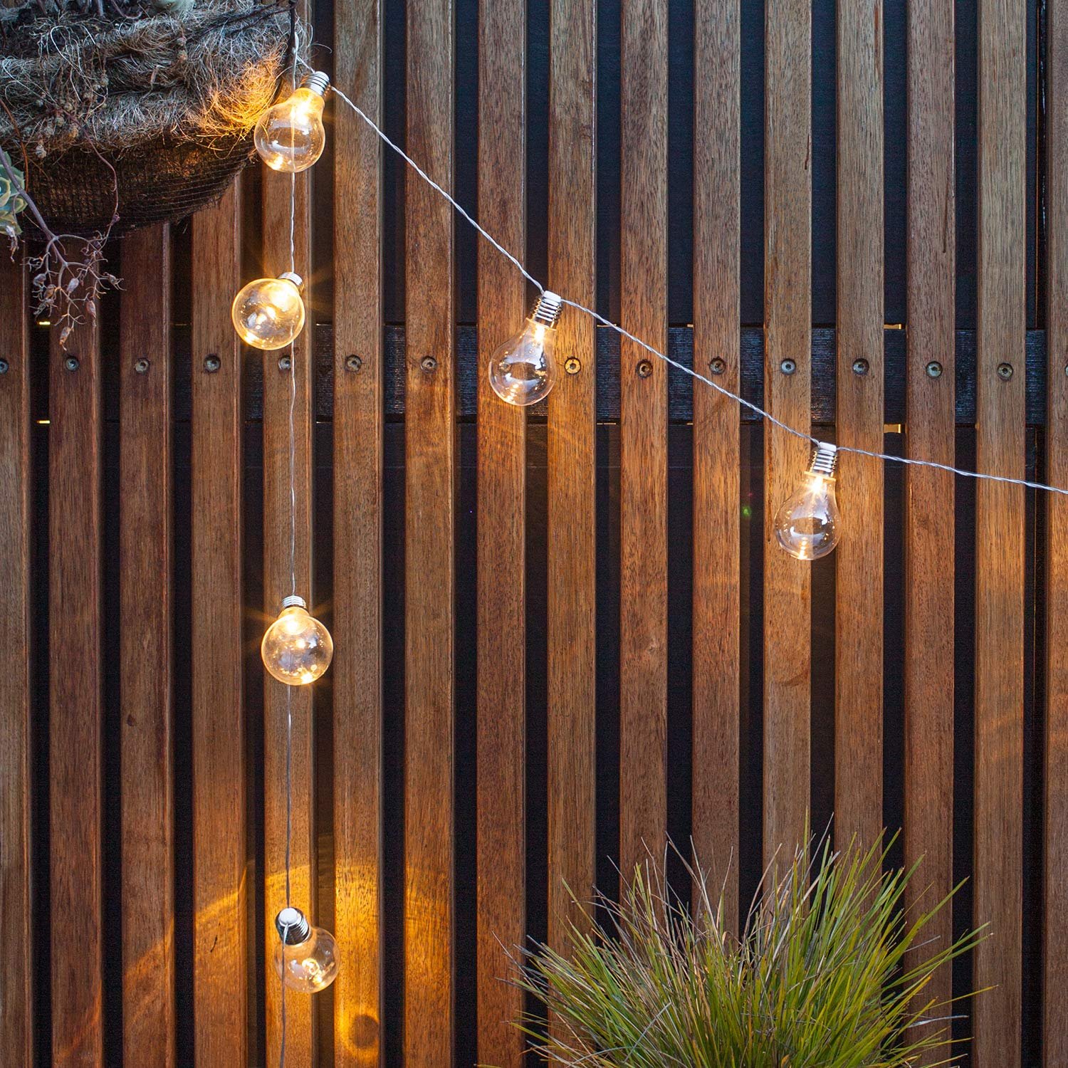 Гірлянда Lights4fun Party Fairy Lights Edison Прозорі Плексигласові Кульки на Батарейках, фото №1
