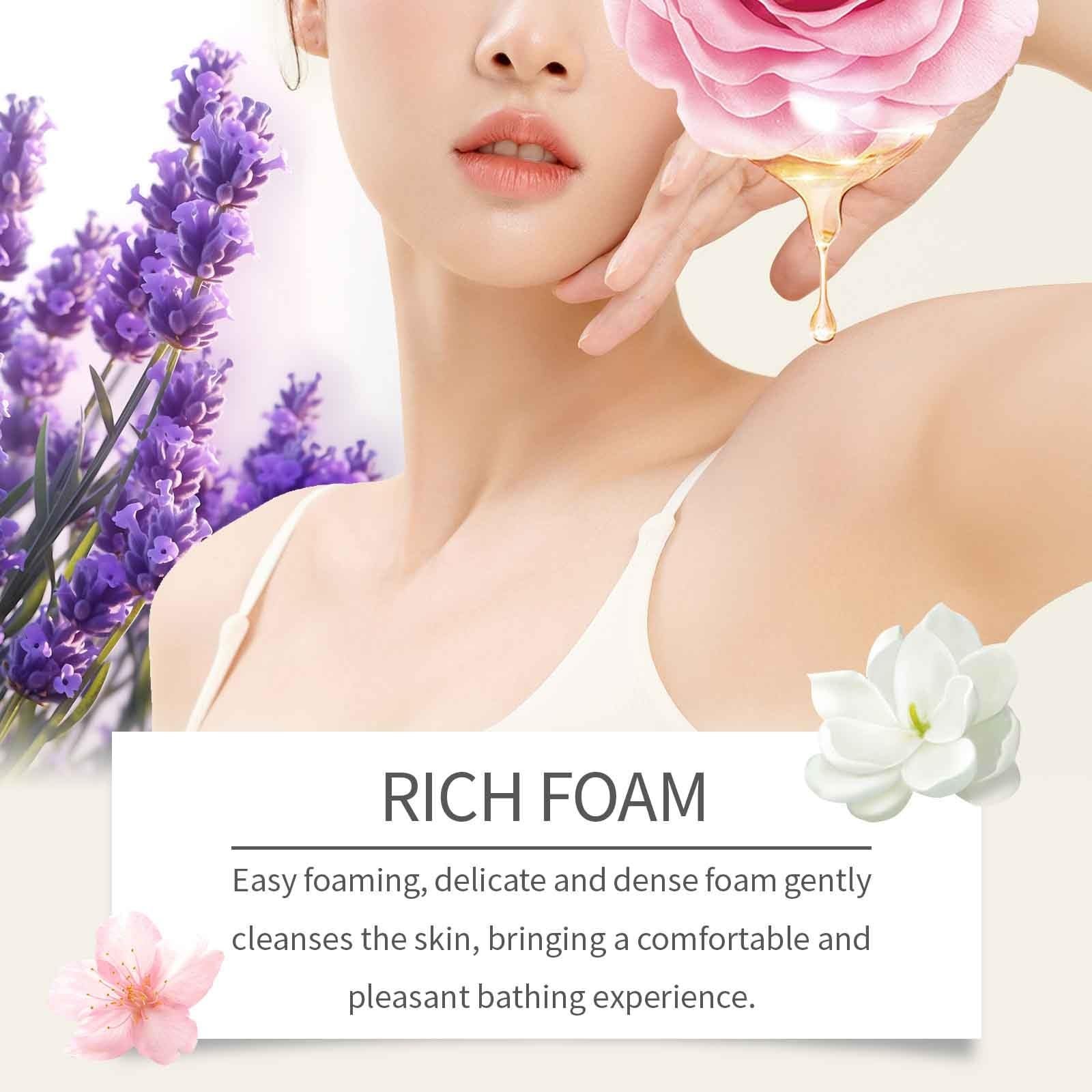 Гель для душу Jasmine Perfume Body Wash з органічним жасмином зволожуючий веганський (3 шт), фото №7