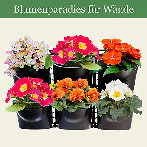 Вертикальные горшки для растений сумки с 6 карманами и рамой с системой полива и крепежом synthetic.ua - Фото 1