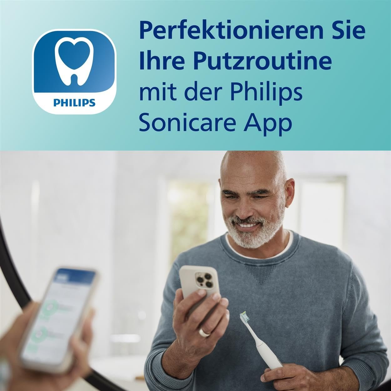 Зубная щетка электрическая Philips Sonicare Diamondclean 9000, фото №6