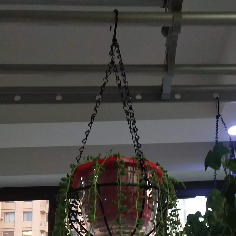 Цепи для подвесных корзин набор из 3 шт. металлические 3-рядные 76 см, фото №6