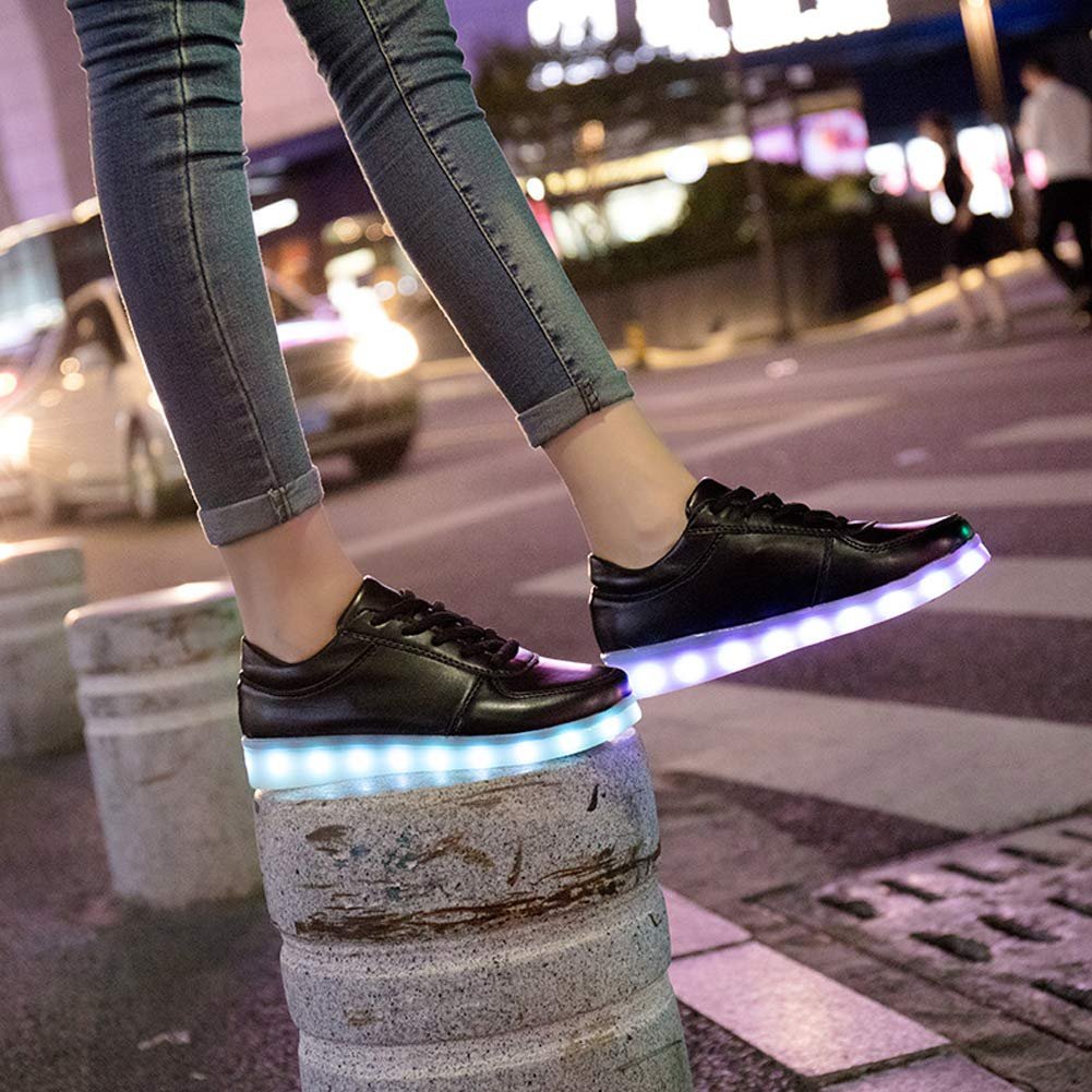 Кроссовки Padgene Светящиеся Светодиодные USB Зарядка Шнуровка, фото №9 Кроссовки Padgene Светящиеся Светодиодные USB Зарядка Шнуровка, фото №9