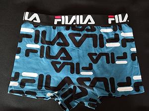 Чоловічі зелені труси боксери Fila synthetic.ua - Фото 1