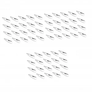 Стразы для ногтей Капля ABOOFAN 60 шт. Белый цвет - Фото 1