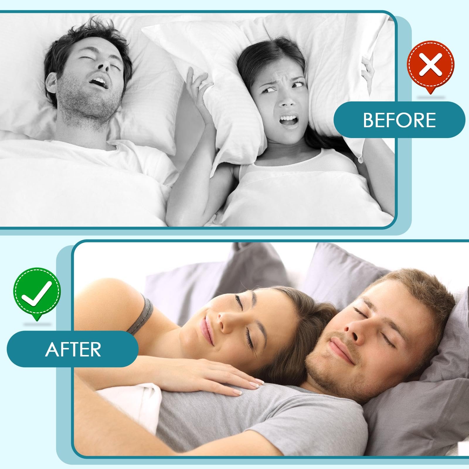 Смужки для рота для сну (30 шт. в упаковці), Засіб від хропіння, Покращує сон і дихання, фото №5