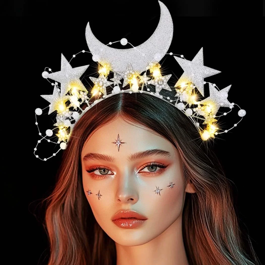 Обруч Рождественские огни Reaky Звезда, фото №5