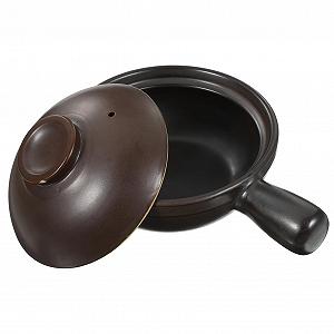 Кастрюля Zerodeko керамическая с крышкой и одной ручкой термостойкая - Фото 1