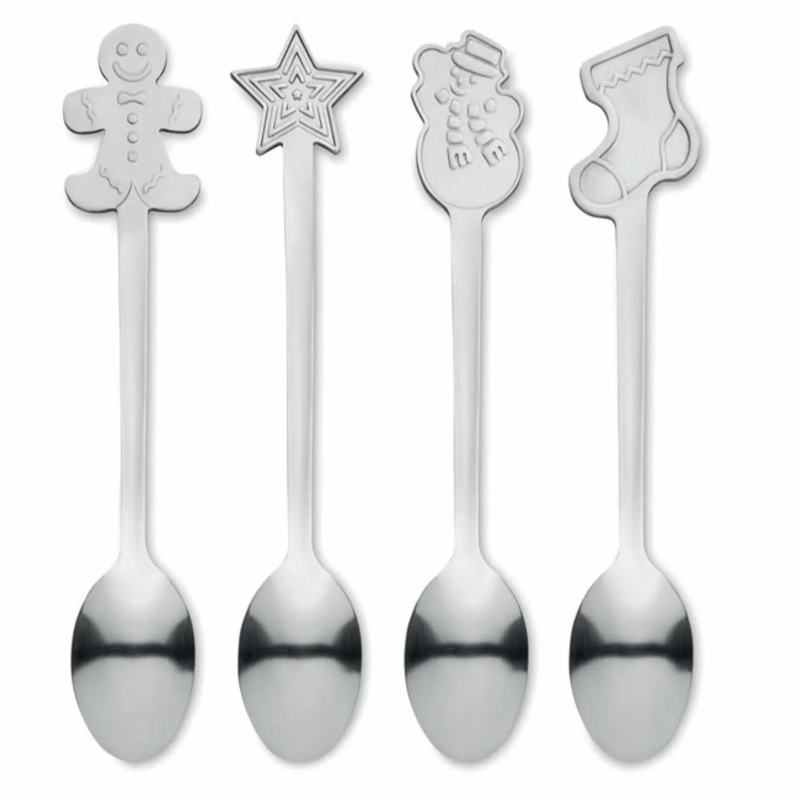 Набір чайних ложок з нержавіючої сталі 4 шт., фото №6