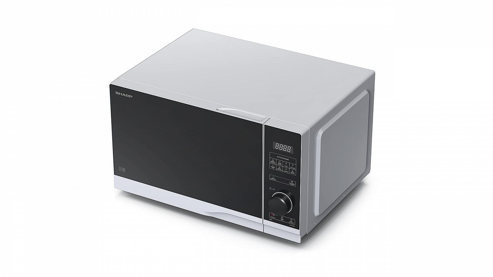 Мікрохвильова піч Sharp YC-PS254AE-S 25 л 900 Вт 10 рівнів 8 програм Срібляста, фото №4 Мікрохвильова піч Sharp YC-PS254AE-S 25 л 900 Вт 10 рівнів 8 програм Срібляста, фото №4