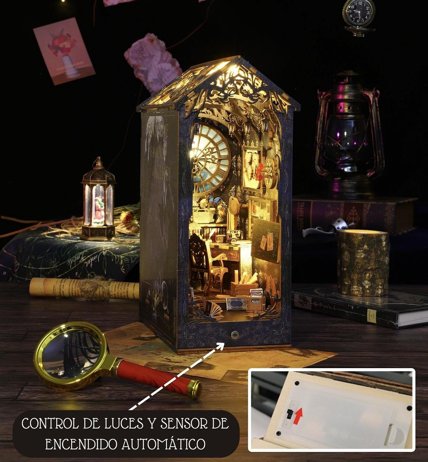 Конструктор KAI KOA Detective Agency Book Nook + кріпильний затискач, фото №5