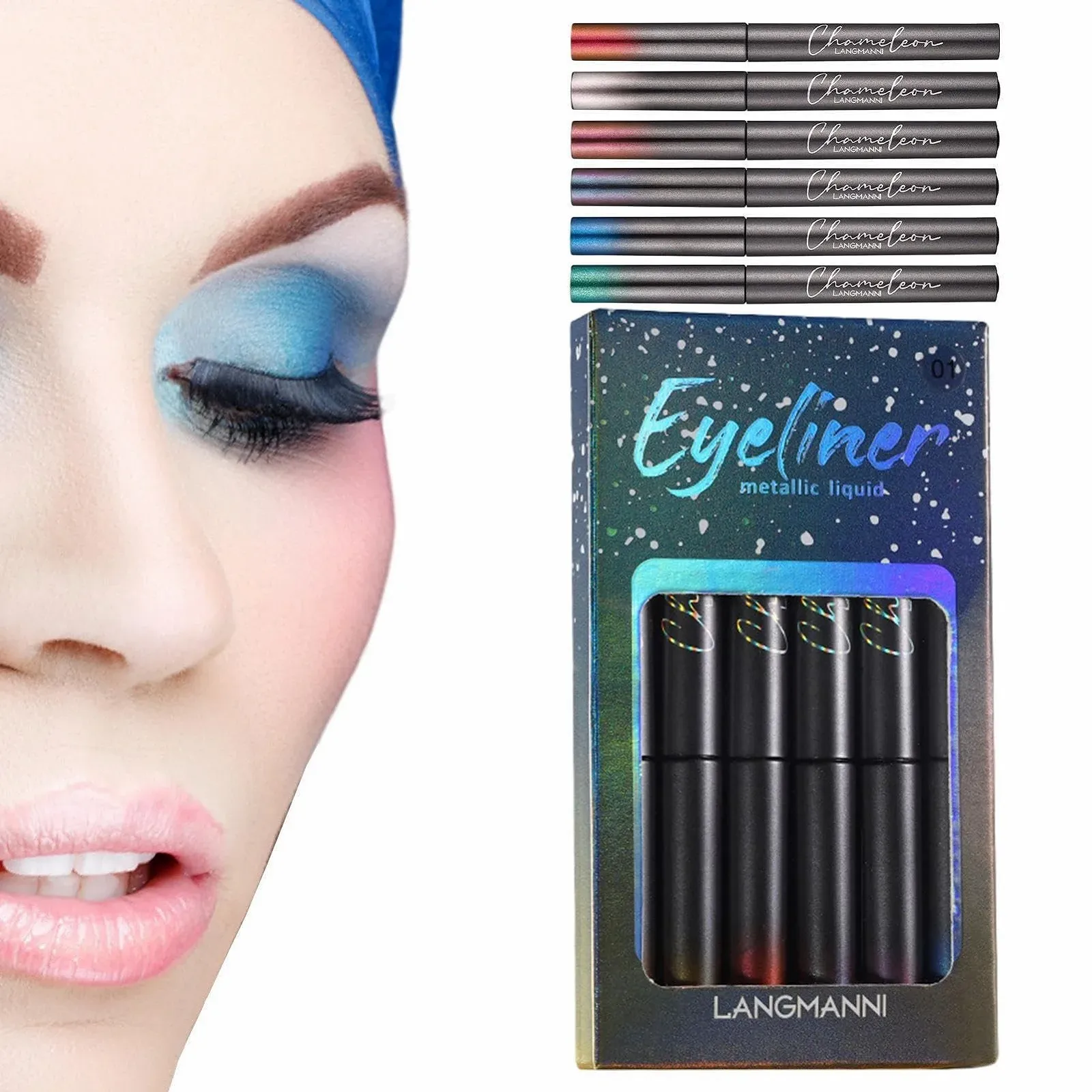 Гліттерний Eyeliner Liquid Liner Палітра, фото №1 Гліттерний Eyeliner Liquid Liner Палітра, фото №1
