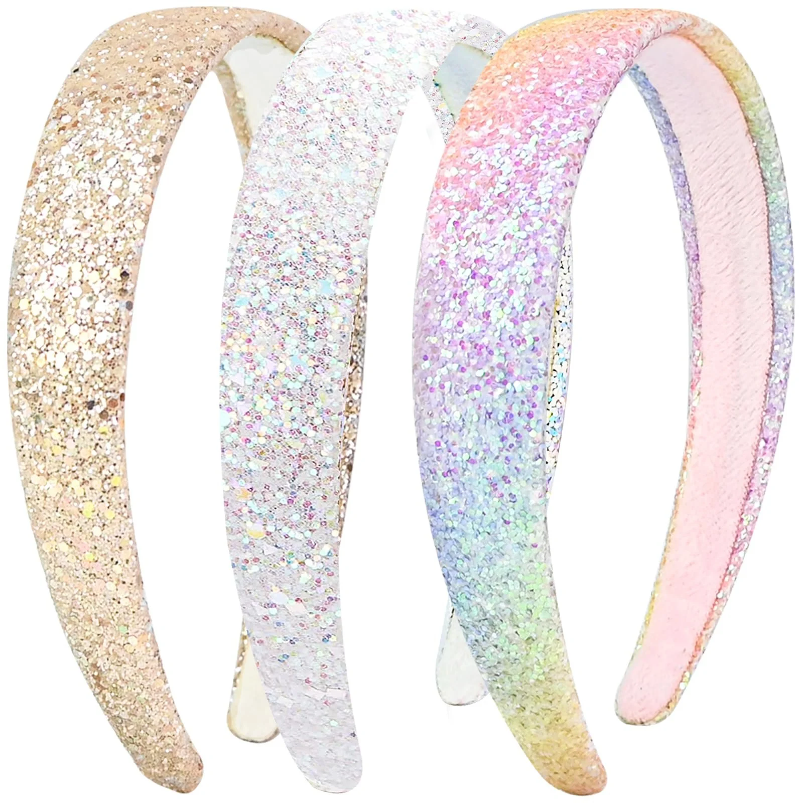 Обруч Блестки Набор из 3, фото №1