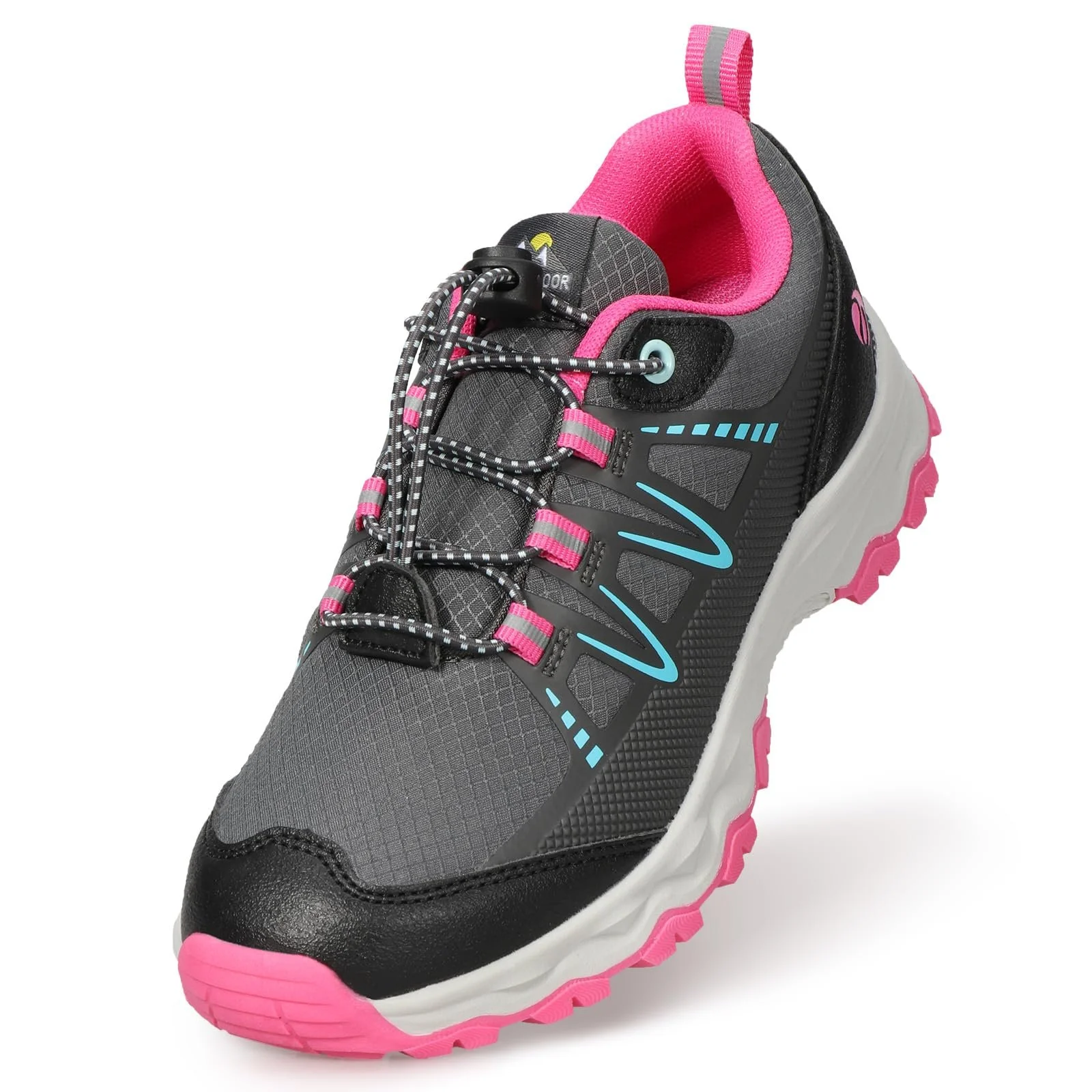 Детские унисекс кроссовки и девочек, нескользящие, дышащие, низкие, для хайкинга, бега по дороге и бездорожью, размер 30-38, фото №1