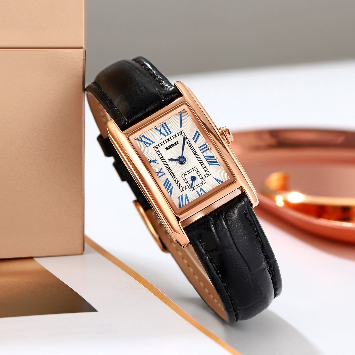 Годинник Skmei 2297RGBK Rose Gold-Black, фото №4