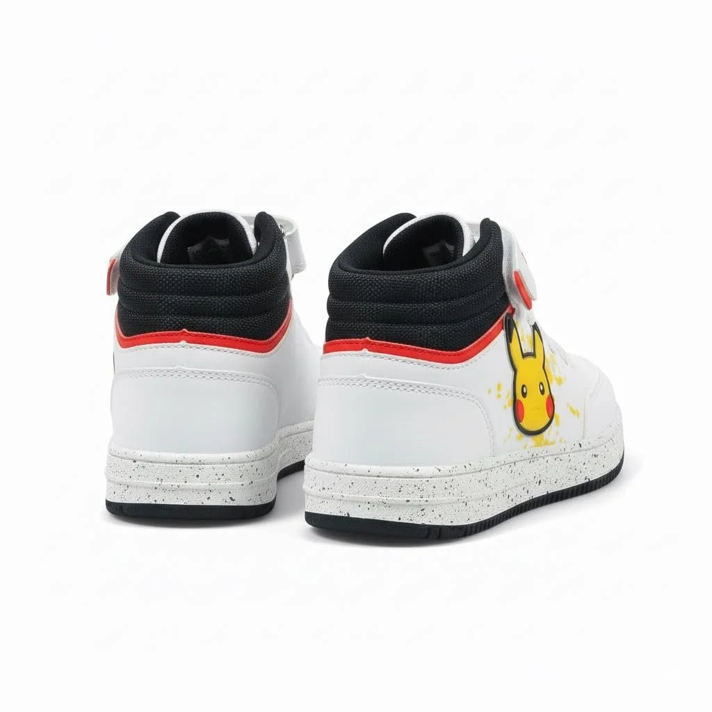 Кроссовки Pokemon Pikachu Hi-Top для мальчиков и девочек, детские, на шнуровке с ремешками, удобные повседневные кроссовки с подошвой с протектором, принт Pikachu, размер детской обуви 43, фото №4 Кроссовки Pokemon Pikachu Hi-Top для мальчиков и девочек, детские, на шнуровке с ремешками, удобные повседневные кроссовки с подошвой с протектором, принт Pikachu, размер детской обуви 43, фото №4