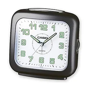 Будильник Casio TQ359/1 Аналоговий Дзвінковий Чорний - Фото 1
