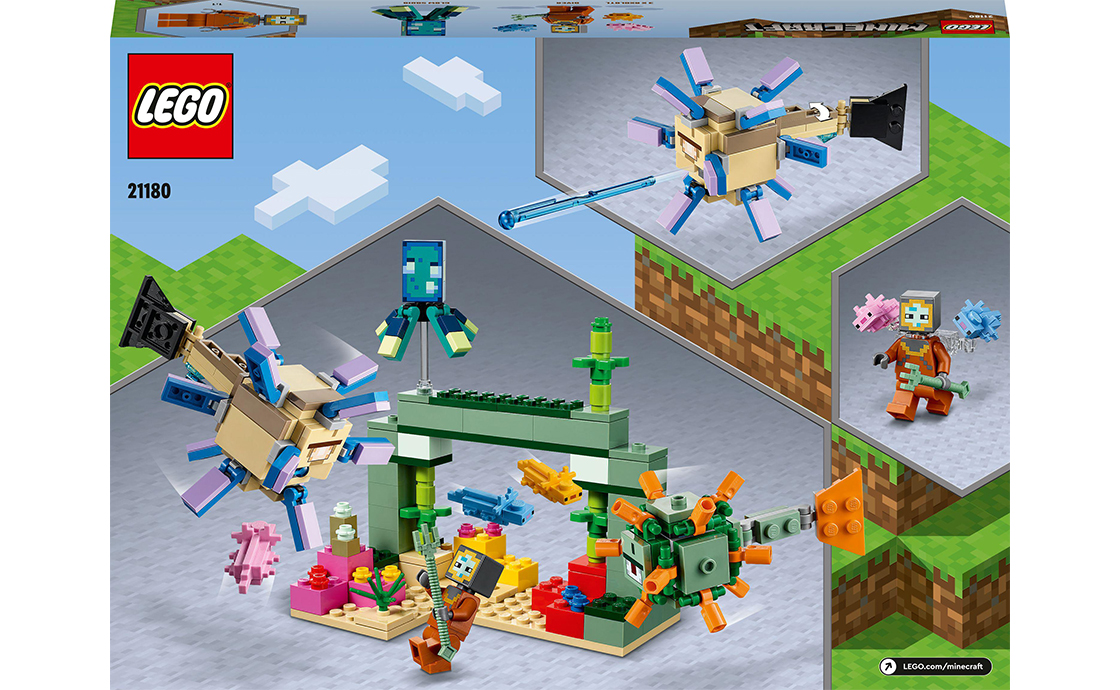 Дитячий конструктор LEGO Minecraft Битва з охоронцем (21180), фото №3