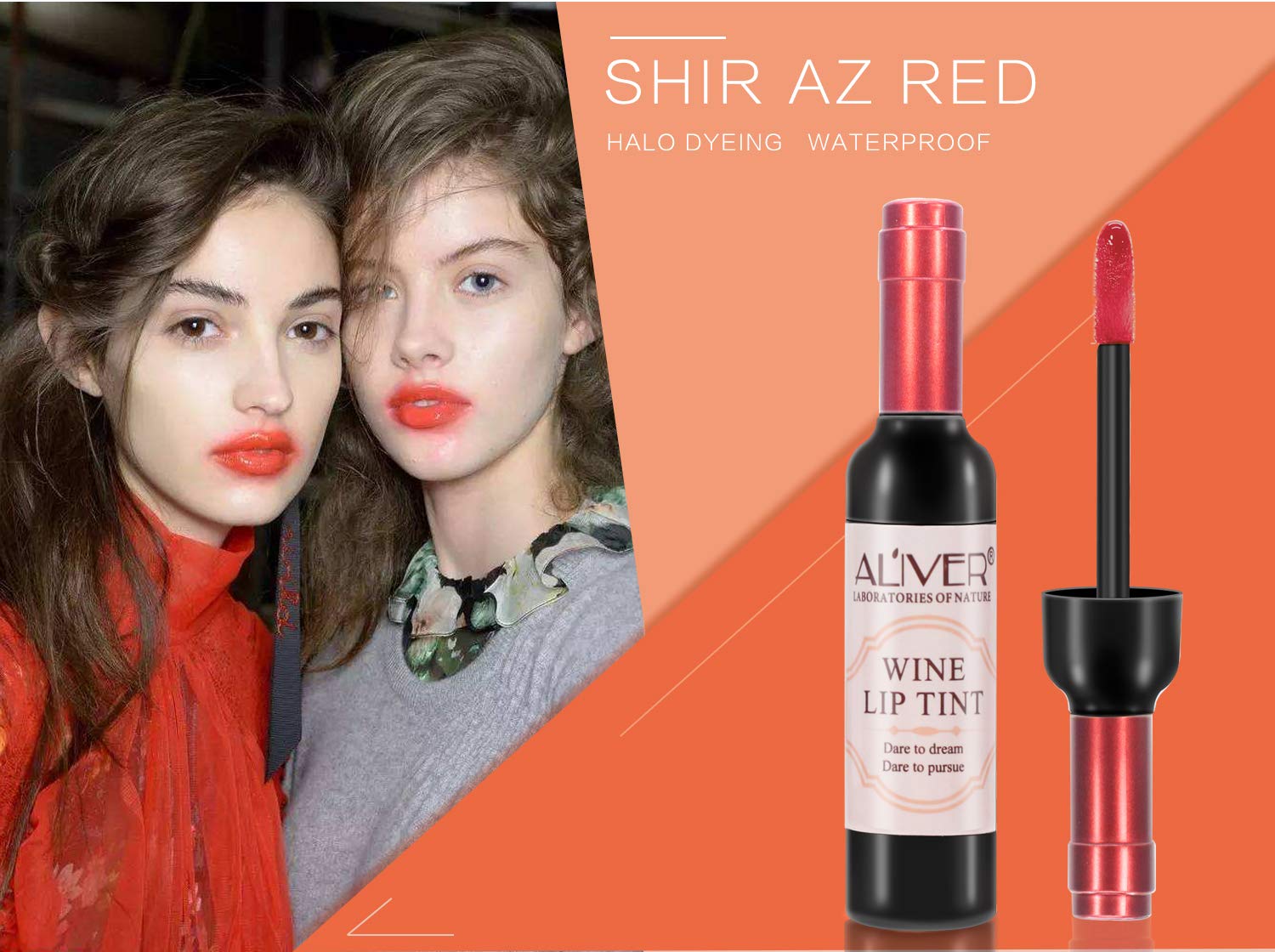 Набір блиску для губ 6 кольорів Wine Waterproof Matte Lip Ink, фото №4
