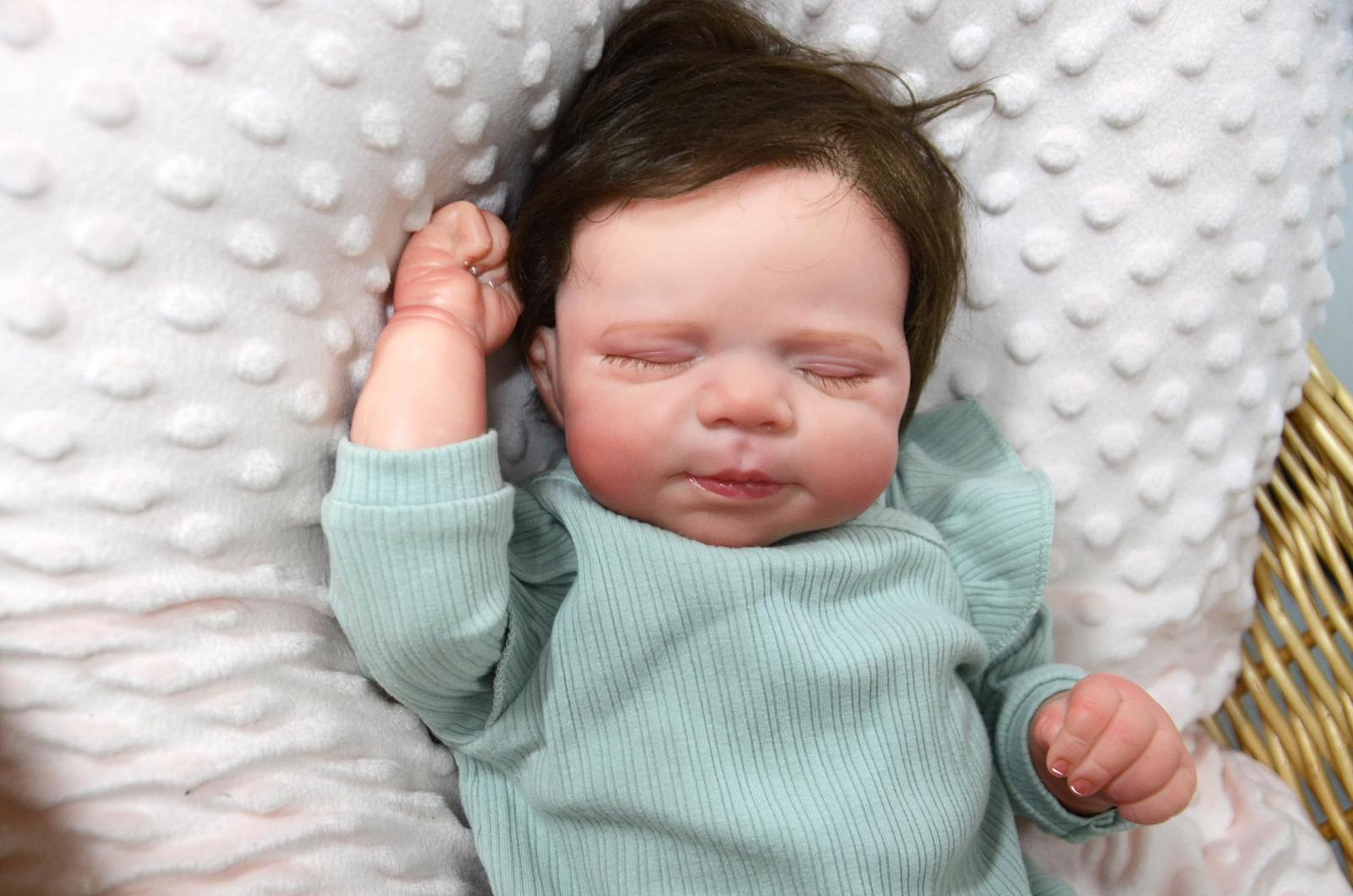 Кукла Zero pam Reborn Girl 45 см Full Silicone Realistic Dolls с аксессуарами, фото №4