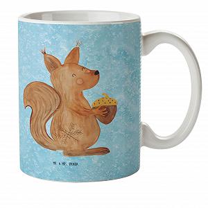 Дитяча чашка Mr. & Mrs. Panda Білка Різдво Санта Клаус - Фото 1